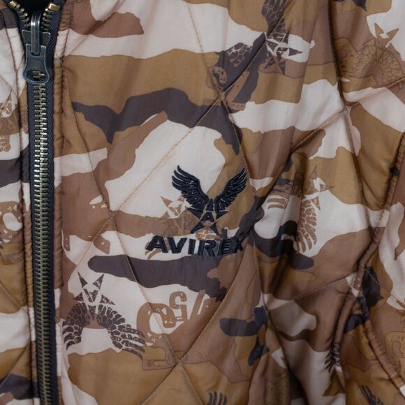 Avirex MA-1 Reversible Camo Bomber Jacket - Men's LG - Picture 11 of 12